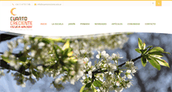 Desktop Screenshot of cuartocreciente.edu.ar